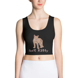 Crop Top - Soft Kitty / Mountain Lion Funny Shirt / Outdoors / Wildlife / Trailrunning / Hiking / Camping / Outdoor Girl